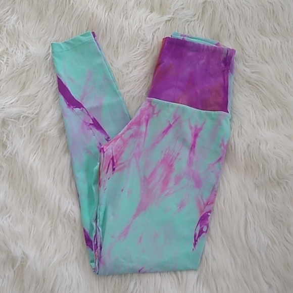 Booty by Brabants Marble Slim Fit Leggings Fuchsia - Picture 4 of 13